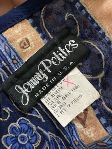 Vintage 80s Patchwork Blazer Made In USA