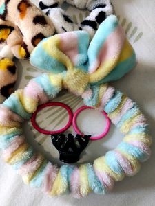 Cute Plush Scrunchie Set