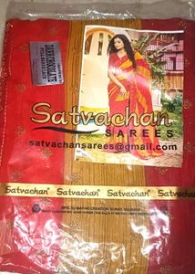 Elegant Red Saree