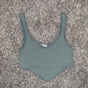 Zara Ribbed Tank Top