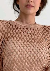 Crochet Knit Top