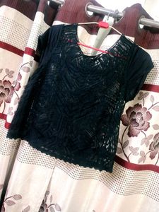 Black Lace Top