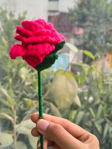 Handmade Crochet Rose