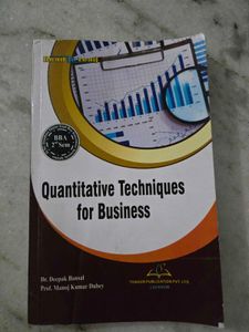 Quantitative Techniques Book