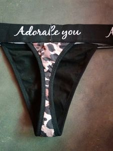 Unisex Adorable You Leopard Thong