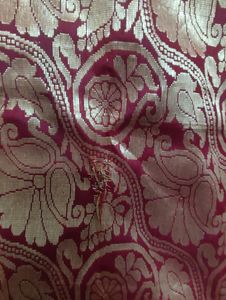 Mango Yellow And Maroon Traditional Silk Saree