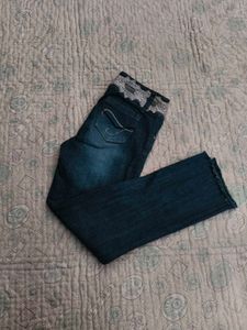 Y2K.  Stylish Dark Wash Jeans