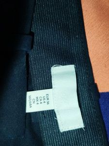 Blue Straight Leg Pants