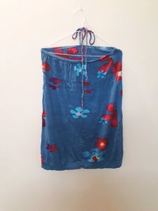 A Casual Dress With Neck String