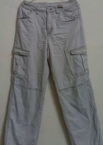 HnM Beige Cargo Pants