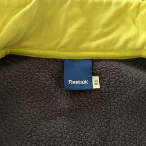 REEBOK FLEECE ZIPPER UPPER GREEN