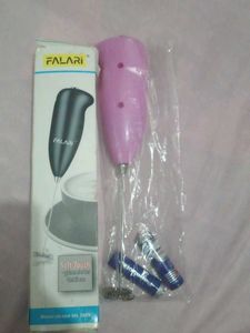 Pink Mini Electric Drink Mixer