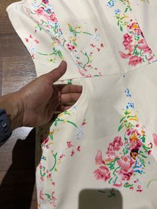 Floral Print Wide Leg Jumpsuit