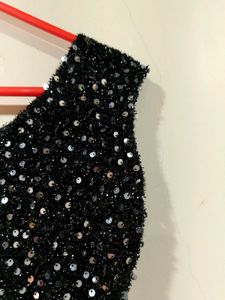 Elegant Black &amp; Pink Party Wear Gown for Gi