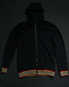 Burberry Black Zip-Up Hoodie