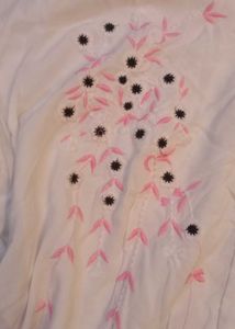 Vintage Embroidered White Blouse