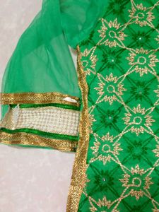 Green Kurta Set
