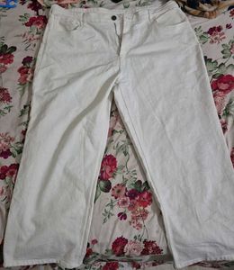 White Wide Leg Jeans