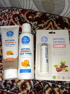 Combo Of The Moms Co Face Wash, Toner & Lip Balm