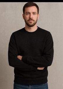 Bang Ban g Jeans Black Thick Sweatshirt