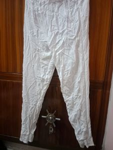 A White Jegging With Design Downwards