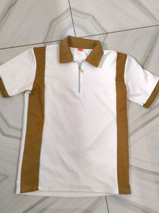 Men's Polo Neck Tshirt (With Chain)