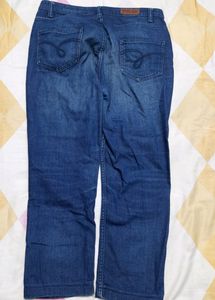 Jealous 21 Women&#39;s Dark Blue Mid-Rise Jeans Size 30