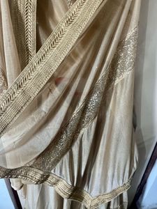 Elegant Gold Lehenga With Dupatta