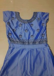 Elegant Lavender Embellished Dress