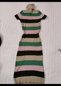 Striped Bodycon Mini Dress