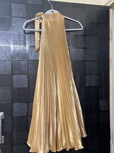 Golden party dress