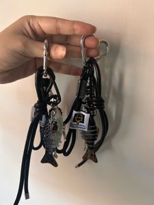 Fish Bait Carabiner Keychain 🖤