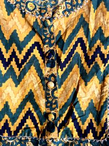 Indibelle Cotton Floral Print Straight Kurta
