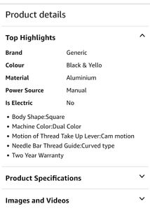 Usha Sewing Machine