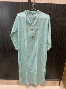 Mint Grace – Light & Airy Printed Kurti