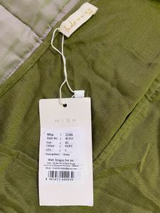 Mish Solid A-line Kurta