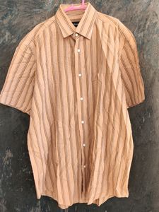 Half Sleeve Brown Shirt For men