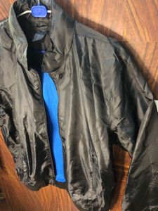 B&amp;C Black Trooper Jacket Men Size Large