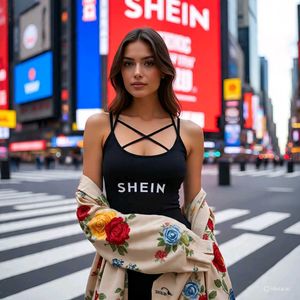 Hot Shein Black Mini Top