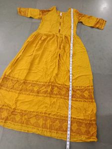 Elegant Yellow Kurti