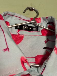 Flamingo Print Shirt