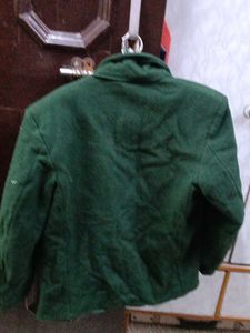 Green Wool Blazer| Uniform Blazer