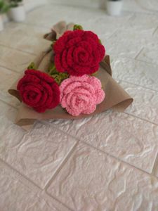crochet flower bouquet