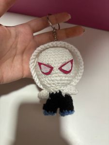 Crochet Spiderman Keychain!!
