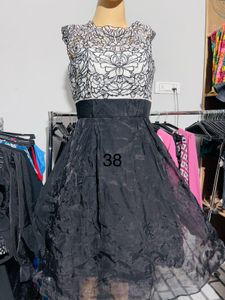 Black and white dress