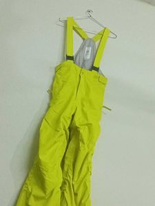 Neon Yellow Ski Bib Pants