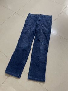 polo Ralph lauren Blue Corduroy Flared Pants