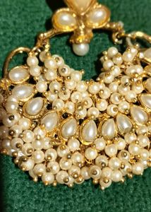 Pearl & Gold Chandeliers