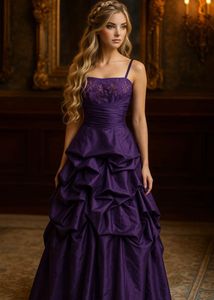 Elegant Purple princess Gown