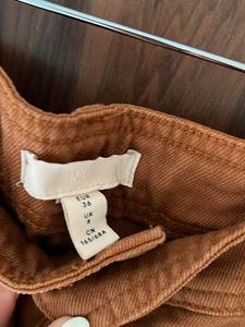 H&amp;M Flared Brown Wide Leg Jeans